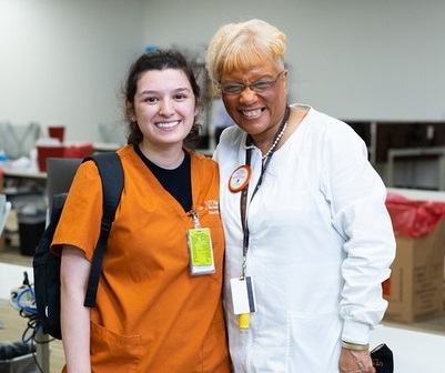 Dr. Lark Ford with Student