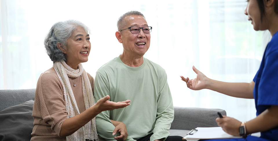 couple at doctors