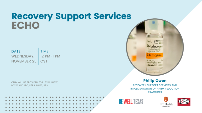 Recovery Support Service ECHO - ECHO