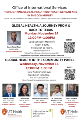 Flyer for International Education Week Event